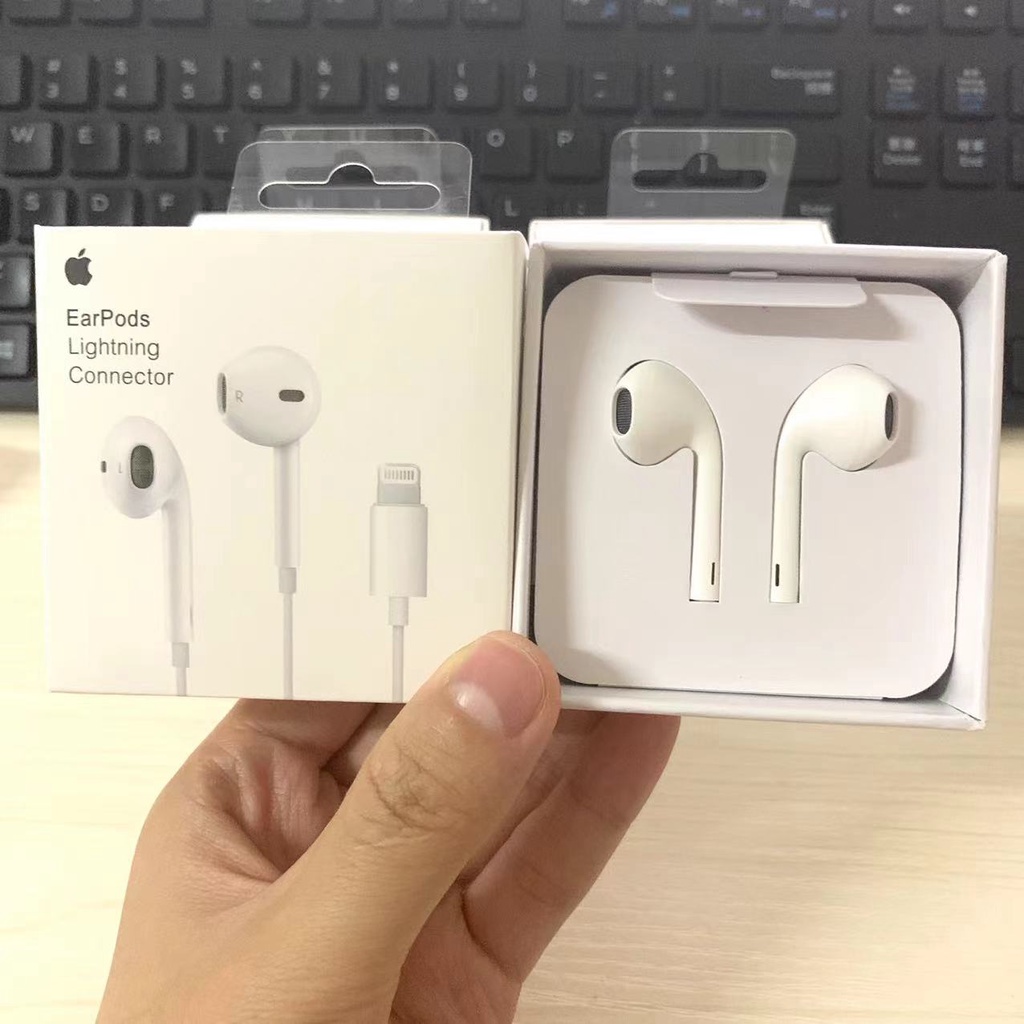 

100pcs Original Chip In Ear Wired Headset Hand free Earbuds Earphone Headphones with Mic for iPhone 7 8 X 12 11 Pro Max, White