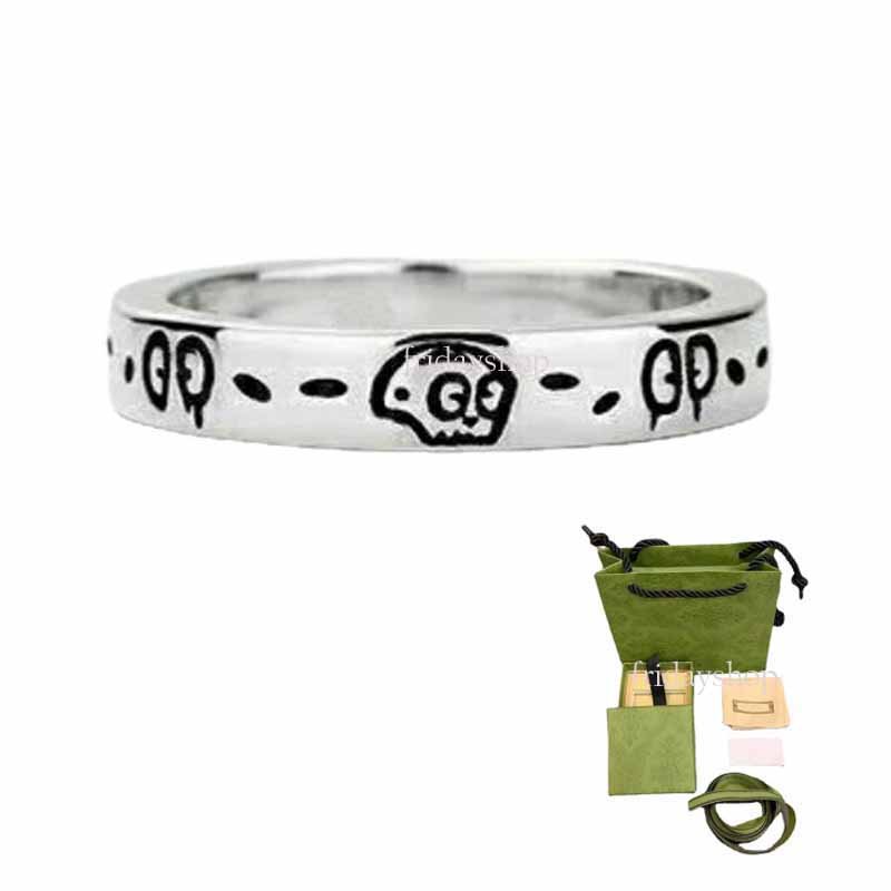 

Designers ring luxury letter mens rings fashion flower heart womens classic jewelry square couple pair silver plated