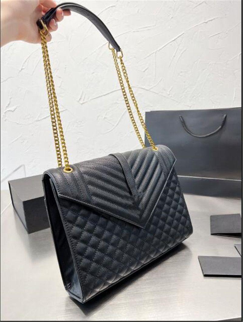 

Envelope Bag Chain Shoulder Bags Designer Leather Crossbody Bag Luxury wallet purse width 32cm 24cm, 14