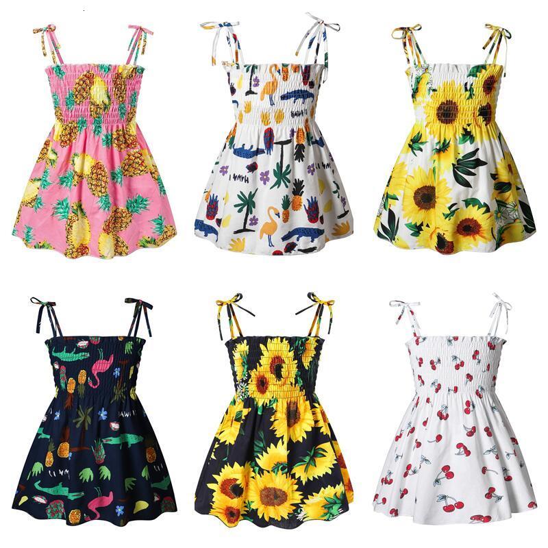 

Girls Dresses 17 Years Kids Summer Sleeveless Strap Princess Dress Cotton Flower Print Children Clothes Girl Casual Sundress 230217, Sn03-15