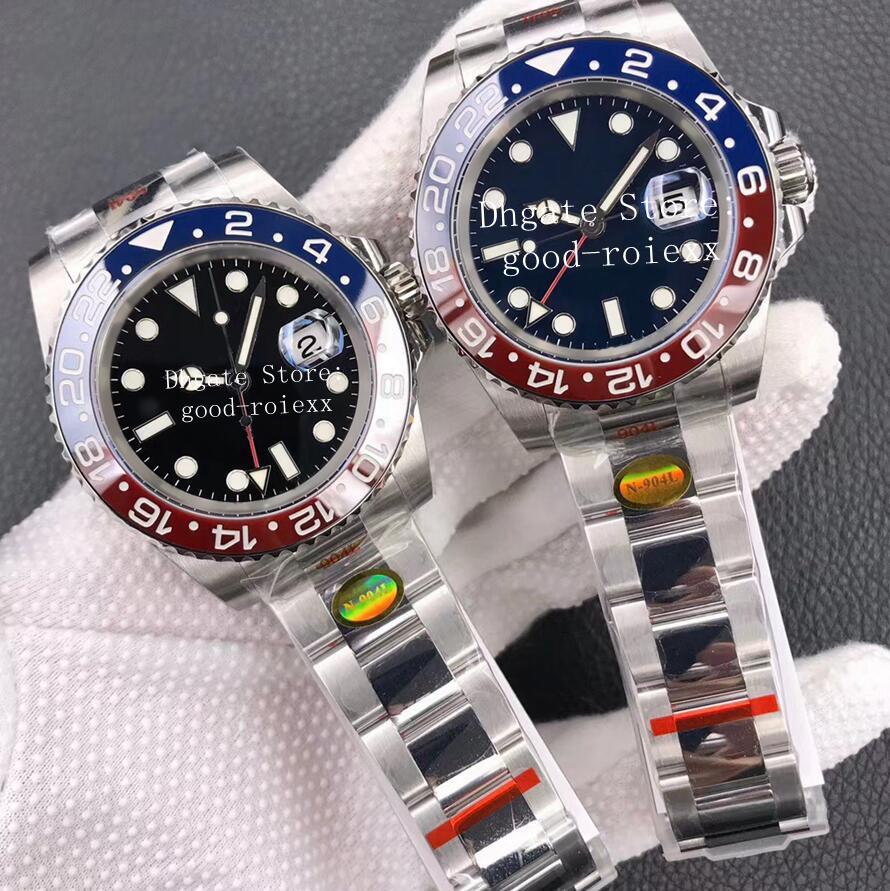 

Watches For Men Automatic Cal.3285 Watch Men's 904L Steel 3186 Movement Mechanical Red Blue Ceramic Bezel Water Resistant Eta 28800 vph/Hz Wristwatches, Split