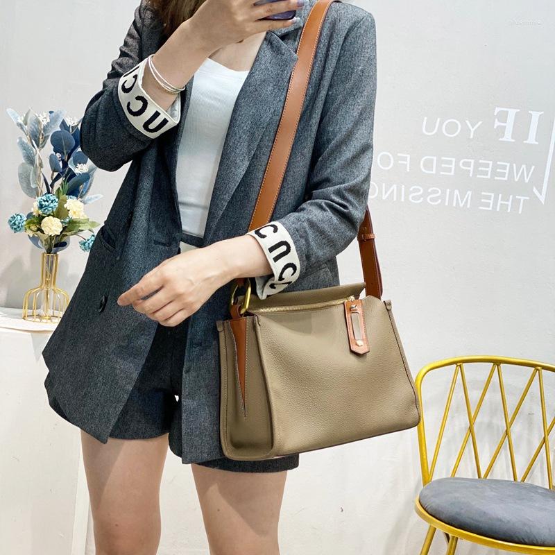 

Shoulder Bags Genuine Leather Women Handbags Female Crossbody Bag Soft Top Layer Cowhide Small Square Fashion