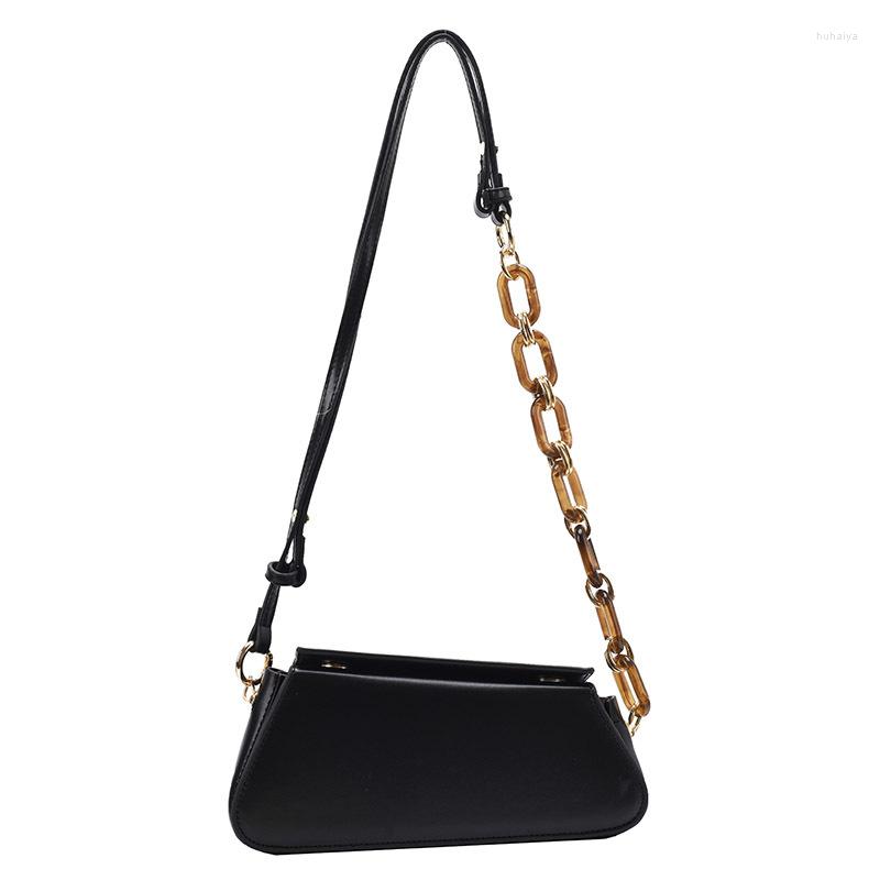 

Evening Bags Designer For Women Fashion Shoulder Chain Purses And Handbags High Quality Texture Crossbody Lady Casual Flap, Black