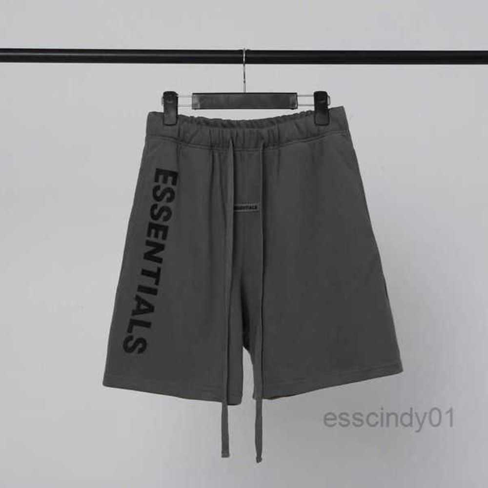 

Men' and Women' High Street Brand Ess Shorts Gaojiechao Double Thread Embossed Three Dimensional Letter Printing Quality 4u5e0vvy, White