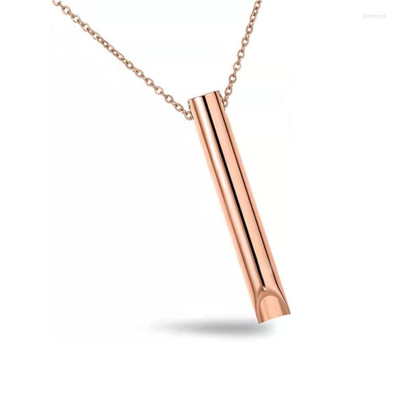 

Pendant Necklaces Stress Straws Mindful Breathing Straw Necklace For Natural Anxiety Relief