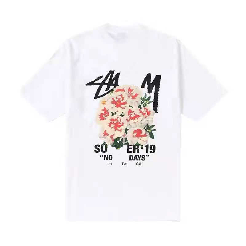 

Designer Luxury Stusi Classic Fashion Trend And Versatile Same Style For Lovers Men' And Women' Fit Half Sleeve T-shirt