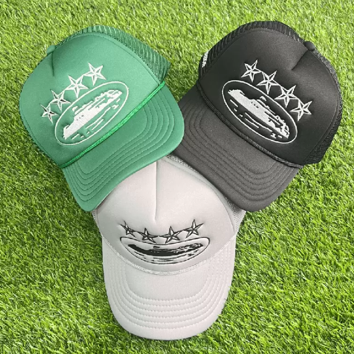 

Wholesale Trucker Hat Ship Embroider Printed Ball Caps Sunscreen Hats Unisex Fashion Hip Hop Hat with Logo, Grey