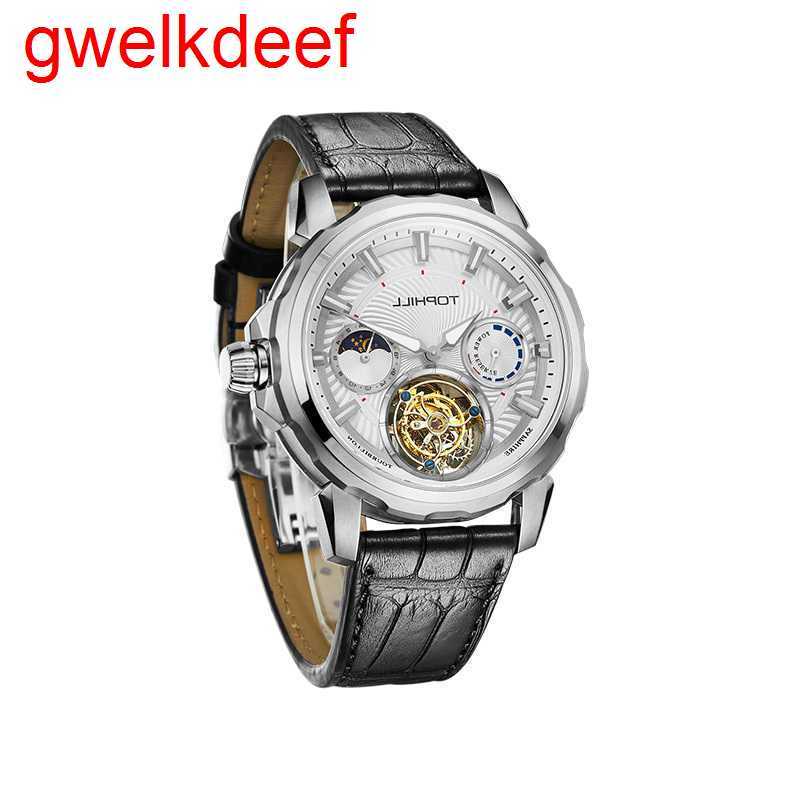 

Wristwatches Luxury Custom Bling Iced Out Watches White Gold Plated Moiss anite Diamond Watchess 5A high quality replication Mechanical 25CE, Rose gold