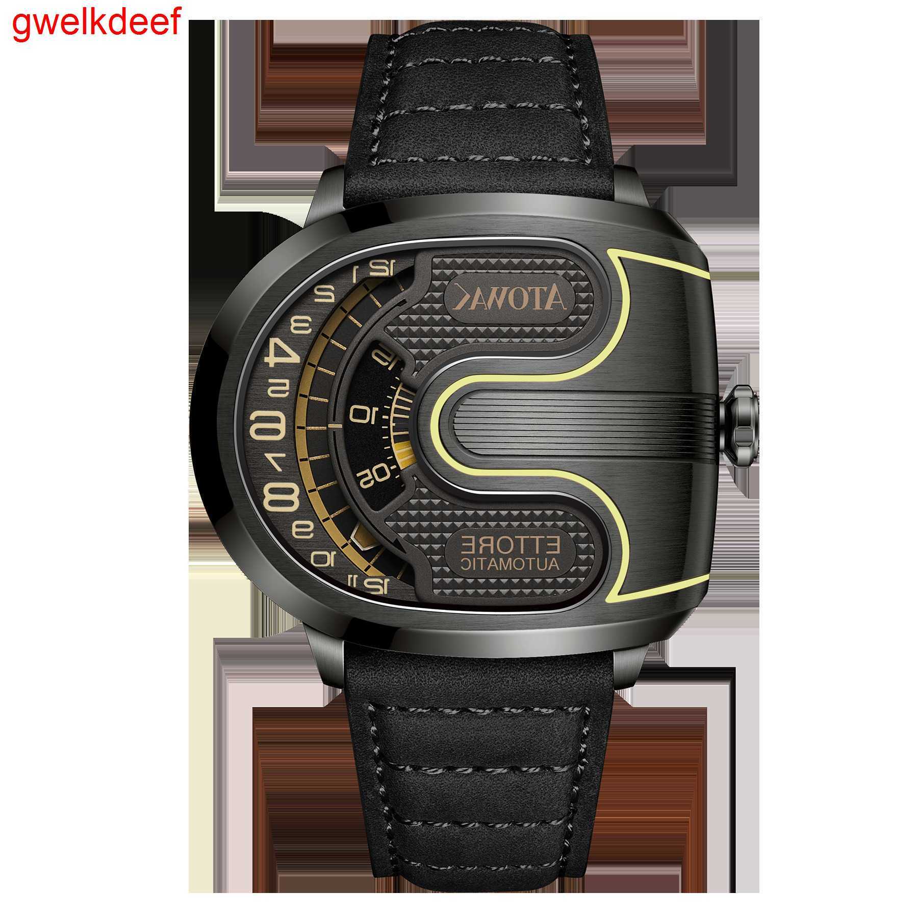 

Wristwatches Luxury Custom Bling Iced Out Watches White Gold Plated Moiss anite Diamond Watchess 5A high quality replication Mechanical EMIP, Dark green