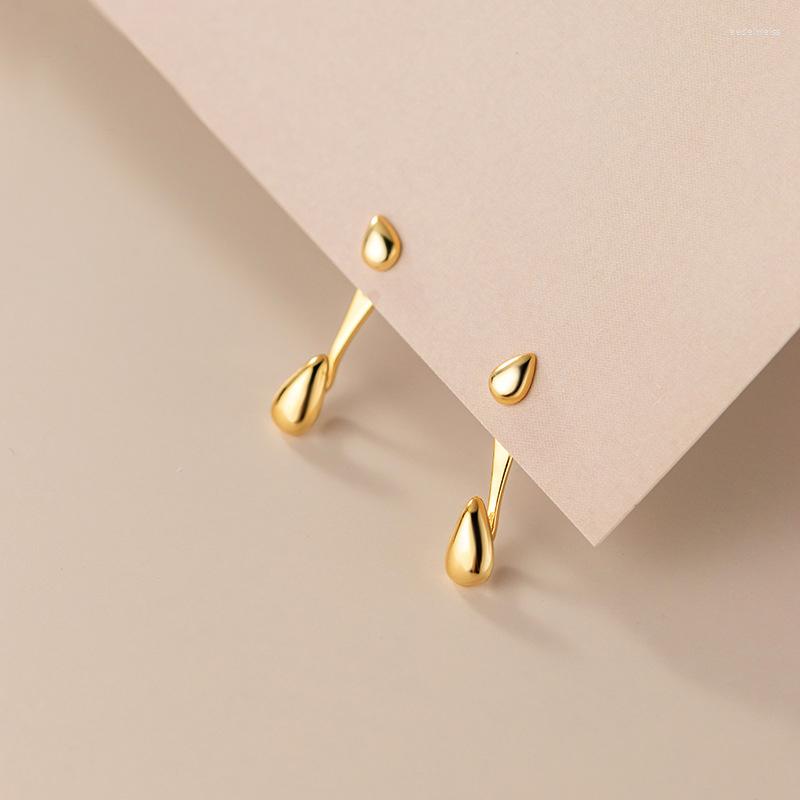 

Stud Earrings MloveAcc 925 Sterling Silver Hanging Fashion Charms Small Waterdrop Earring Women Girl Short Drop Ear Jewelry