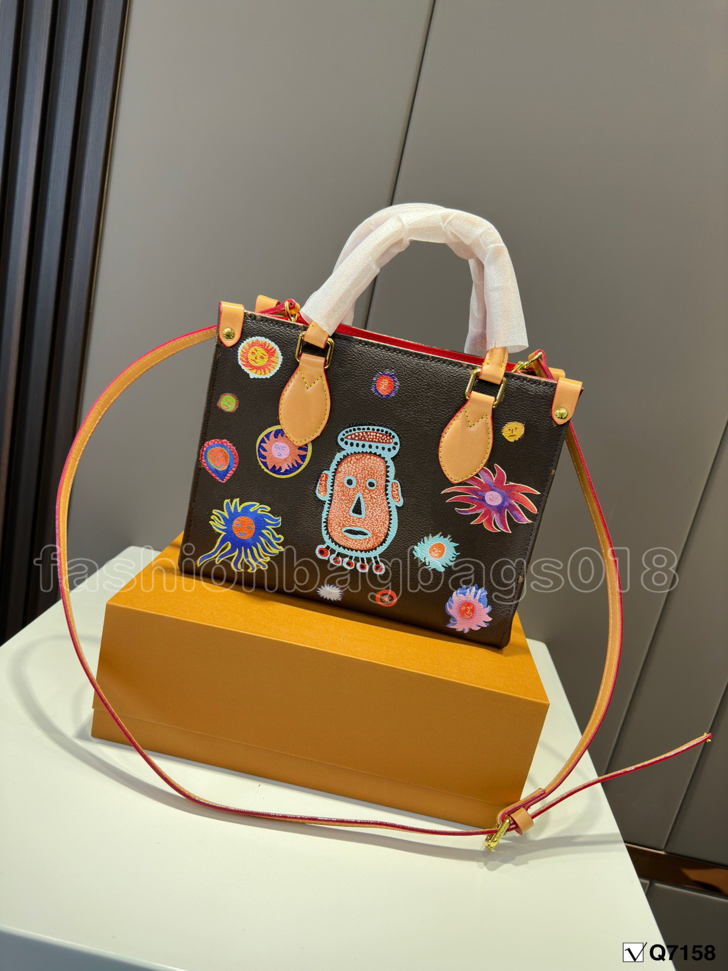 

ONTHEGO Totes bag Luxury Designer Top Handle Leather Handbags Messenger Shopping Bags Shoulder Totes Diaper Bag Purse for Women Ladies