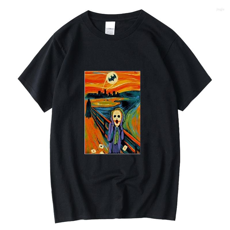 

Men's T Shirts XINYI Men's T-shirt Cotton Funny Streetwear Print Summer Loose O-neck Cool Shirt For Men Short Sleeve Male Tees, Black-2018854