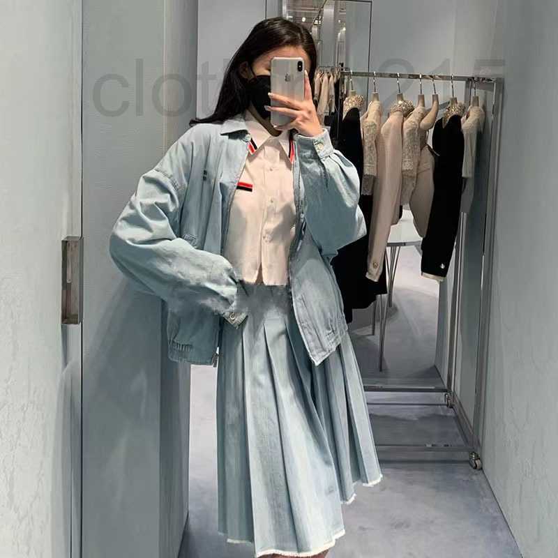 

Women's Jackets Designer loose denim jacket 2022 early autumn new Korean style fried street casual top women's ins TG3S, Light blue