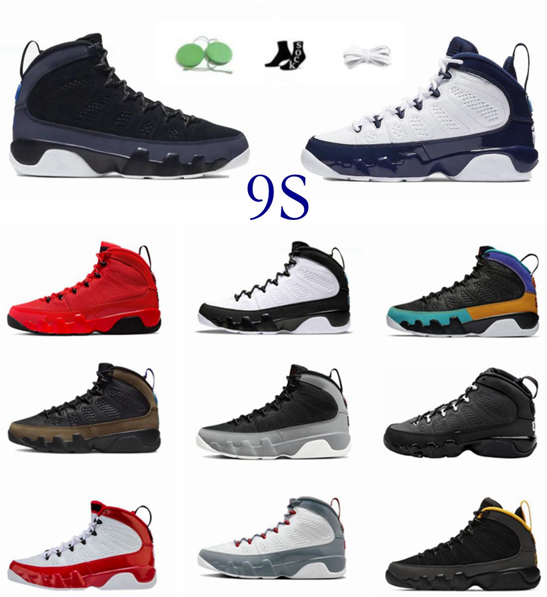 

Mens basketball shoes 9s particle grey chile red jumpman 9 change the world dream it do it pearl blue university gold bred patent anthracite outdoor sports trainers