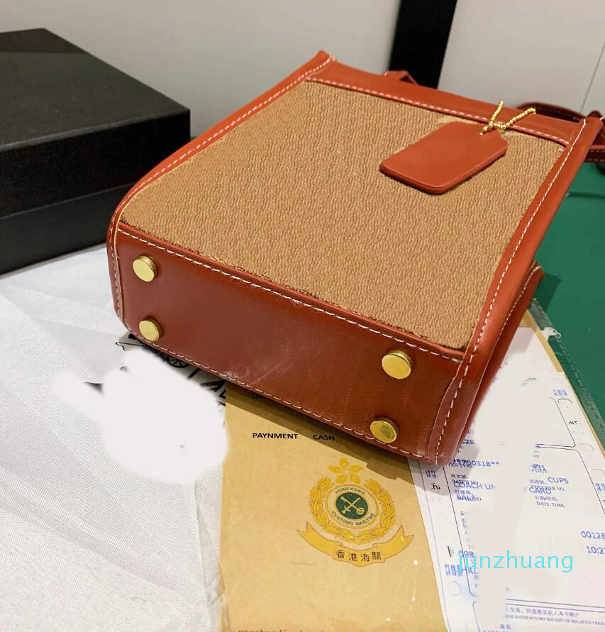 

designer bags luxury book handbag women mini totes crossbody bags 1415 Letters Print Shoulder Bag lady purse wallet shopping handbags 230201, Brown--15x18x7cm