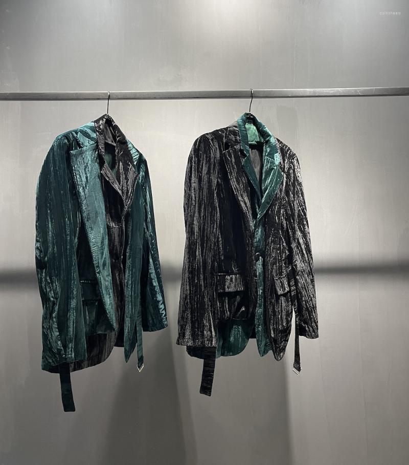 

Men's Jackets R12189 Fashion Men's Coats & 2023 Runway Luxury European Design Party Style Clothing