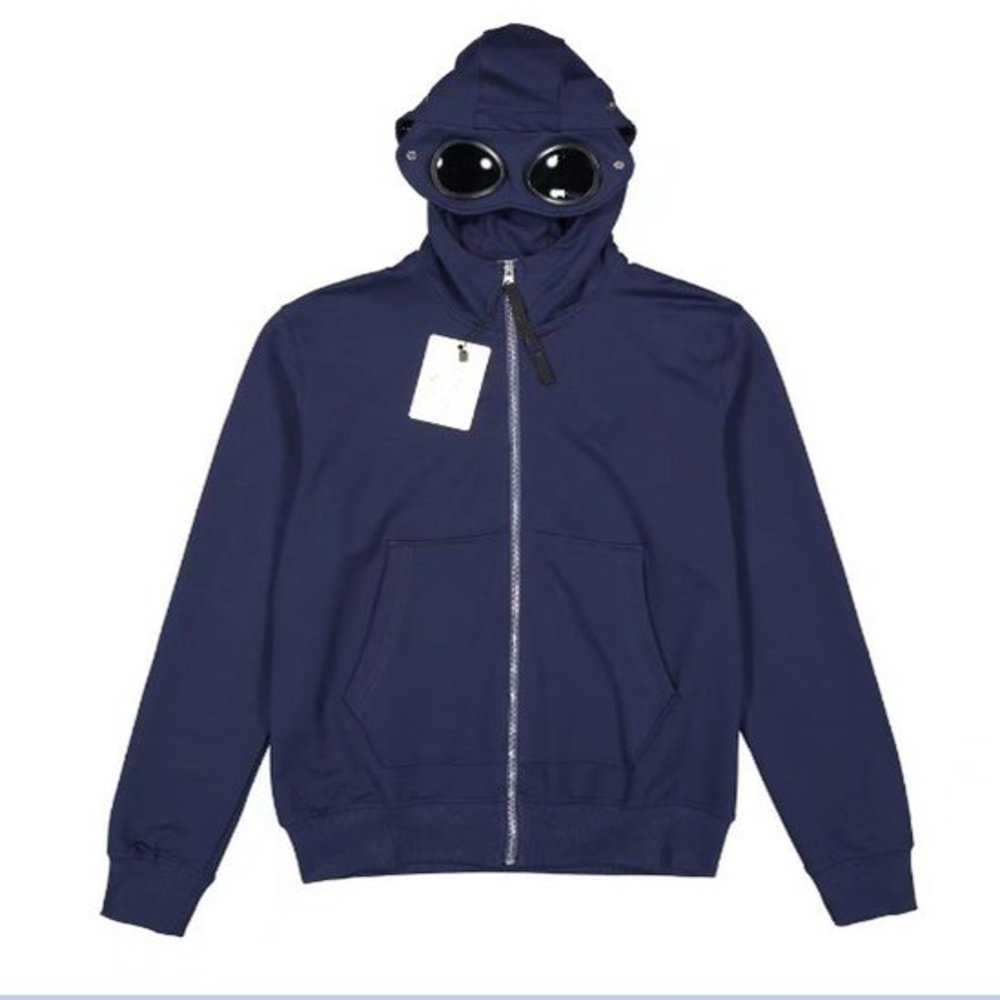 

Sweatshirts Pure Euro-american Simple Personality Trend Sanitary Clothes Jacket Hat Glasses Zipper Hoodie Mens Hoodiesqzv5, Black