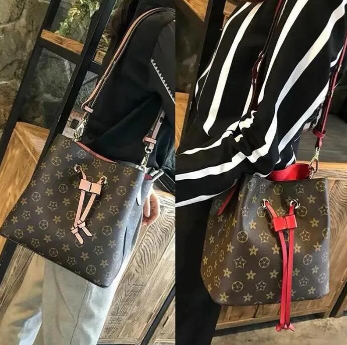 

4 Colors Women's Bucket Shoulder Bags escale neonoe Crossbody Bag PU Leather Handbags Adjustable Strap Fashion Bagss Bag, This is not for sale