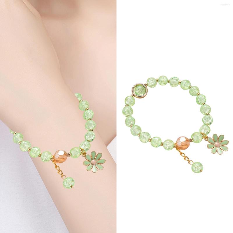 

Bangle Bridesmaid Bracelets Set Of 8 Colorful Flower Amethyst Children'S Bracelet Female Crystal Heart Earrings Valentines