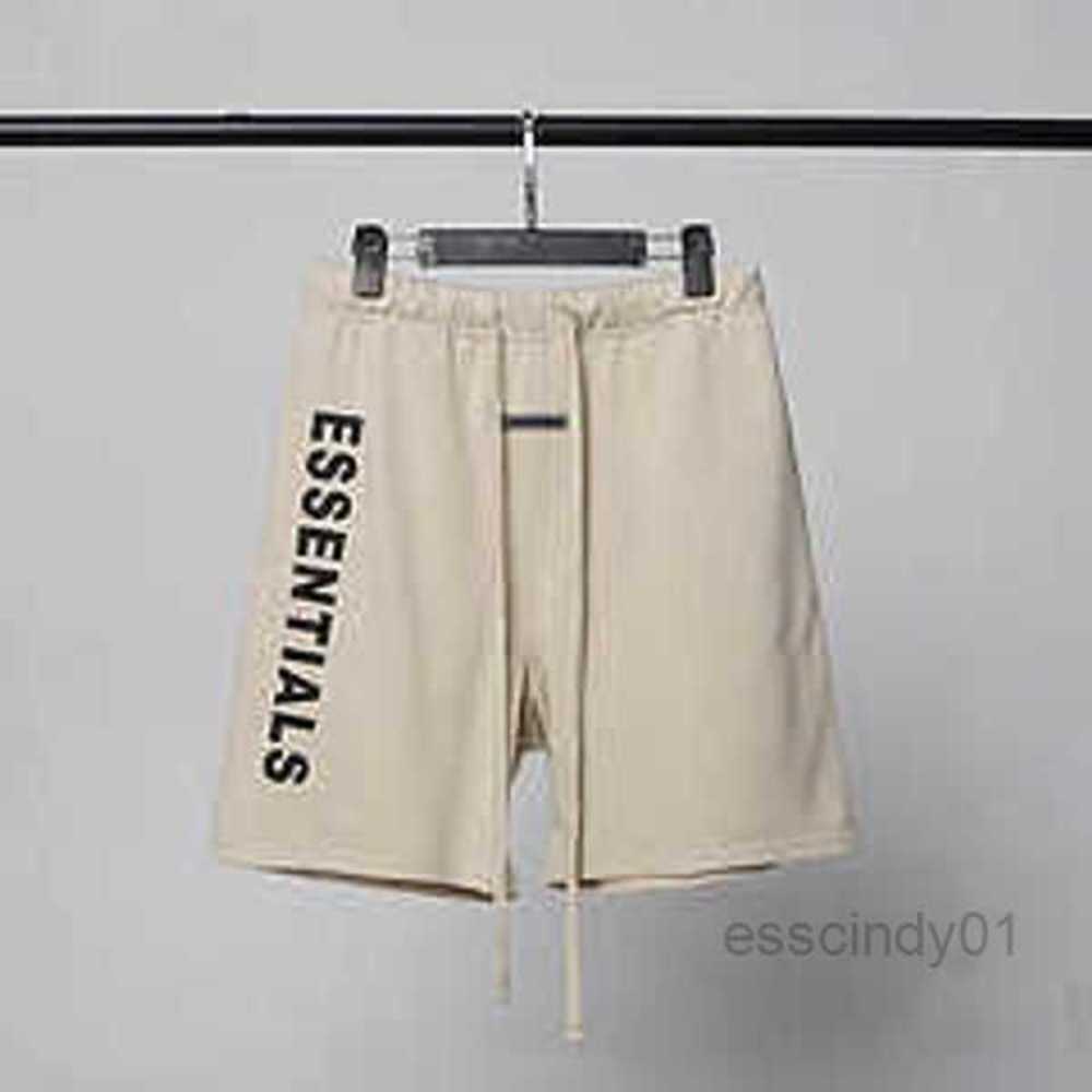 

Men' and Women' High Street Brand Ess Shorts Gaojiechao Double Thread Embossed Three Dimensional Letter Printing Quality 4u5eyhdh, White