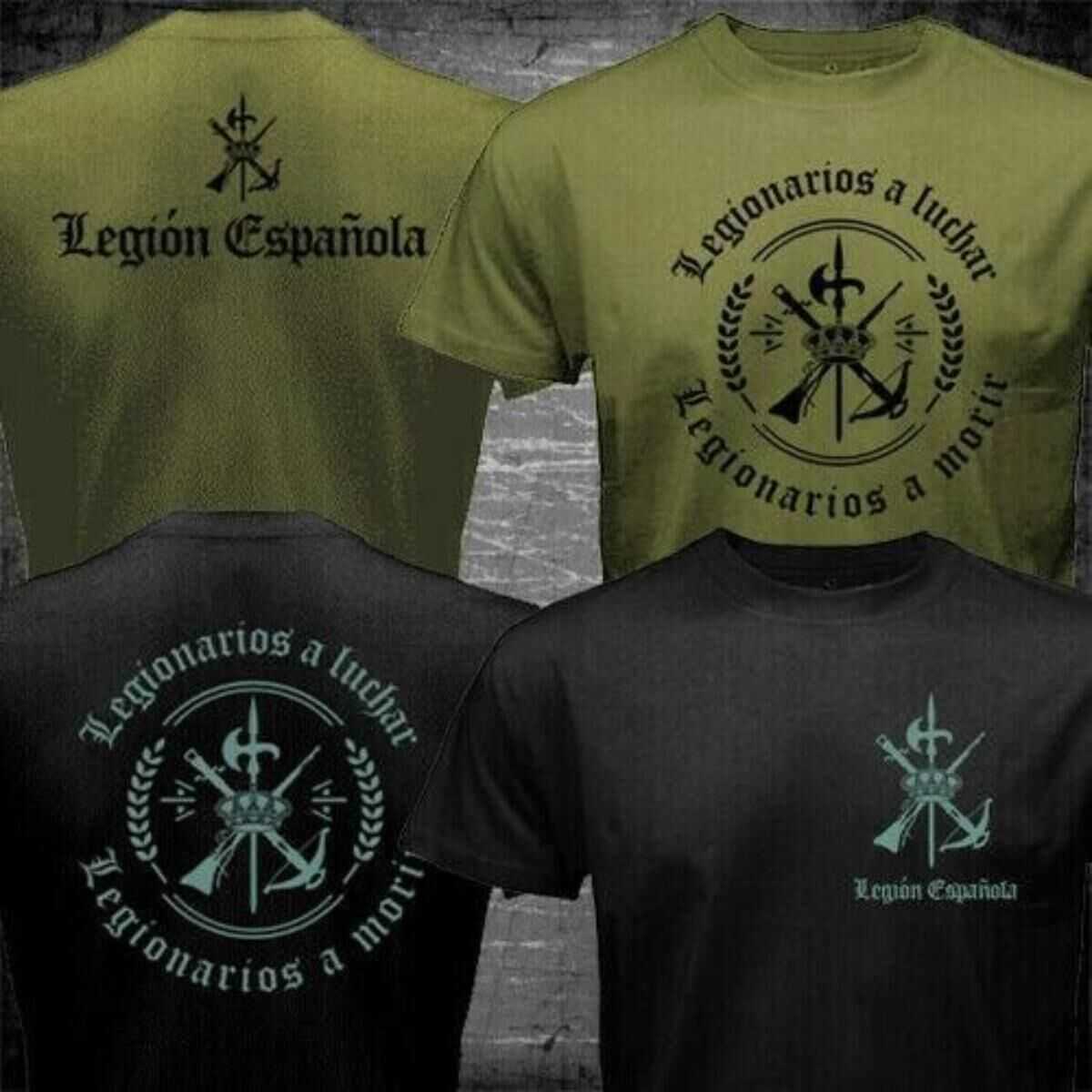 

Men's T-Shirts Spain Foreigh Legion Spanish Espanola Tercio Army Military T-Shirt. Summer Cotton Short Sleeve O-Neck Mens T Shirt New S-3XL L230217, Army green 2