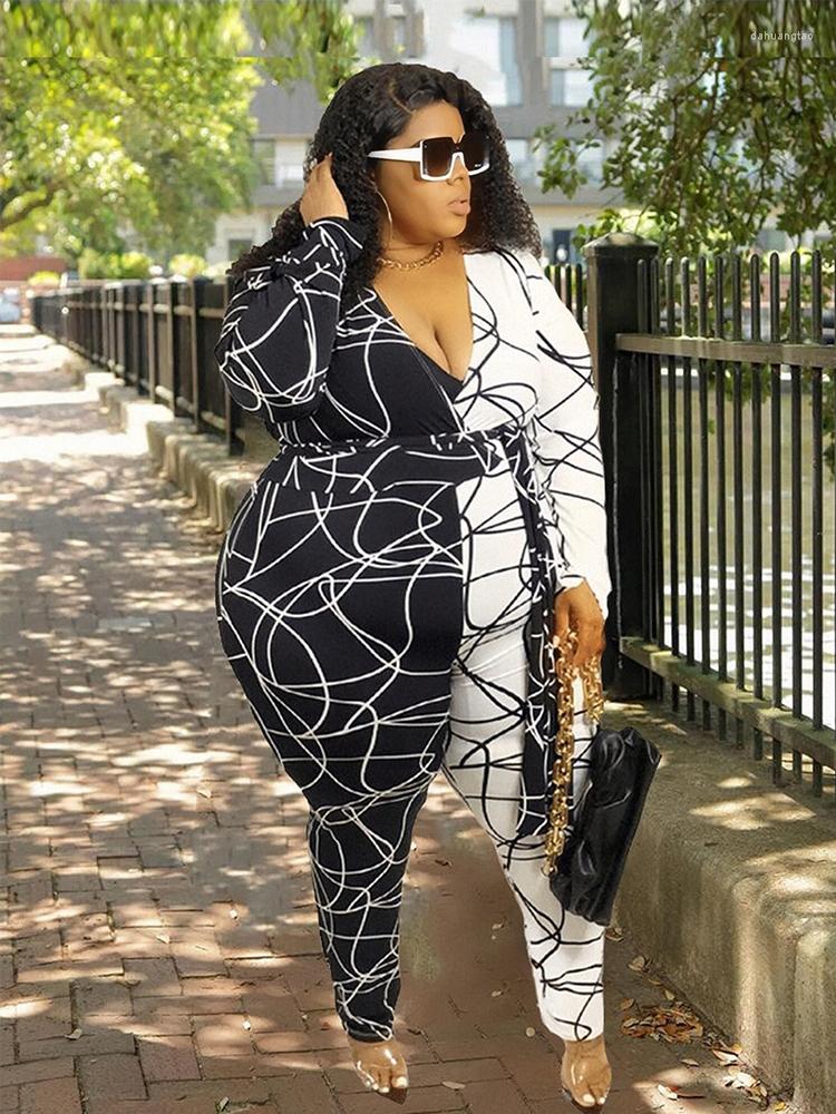 

Pants Clothing For Women Plus Size Long Sleeve Female Jumpsuit One Piece Sexy Jumpsuits Skinny Rompers Wholesale Bulk Drop, Black