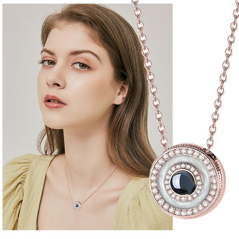 

Chains Nano Projection Necklace Po Christmas Gift