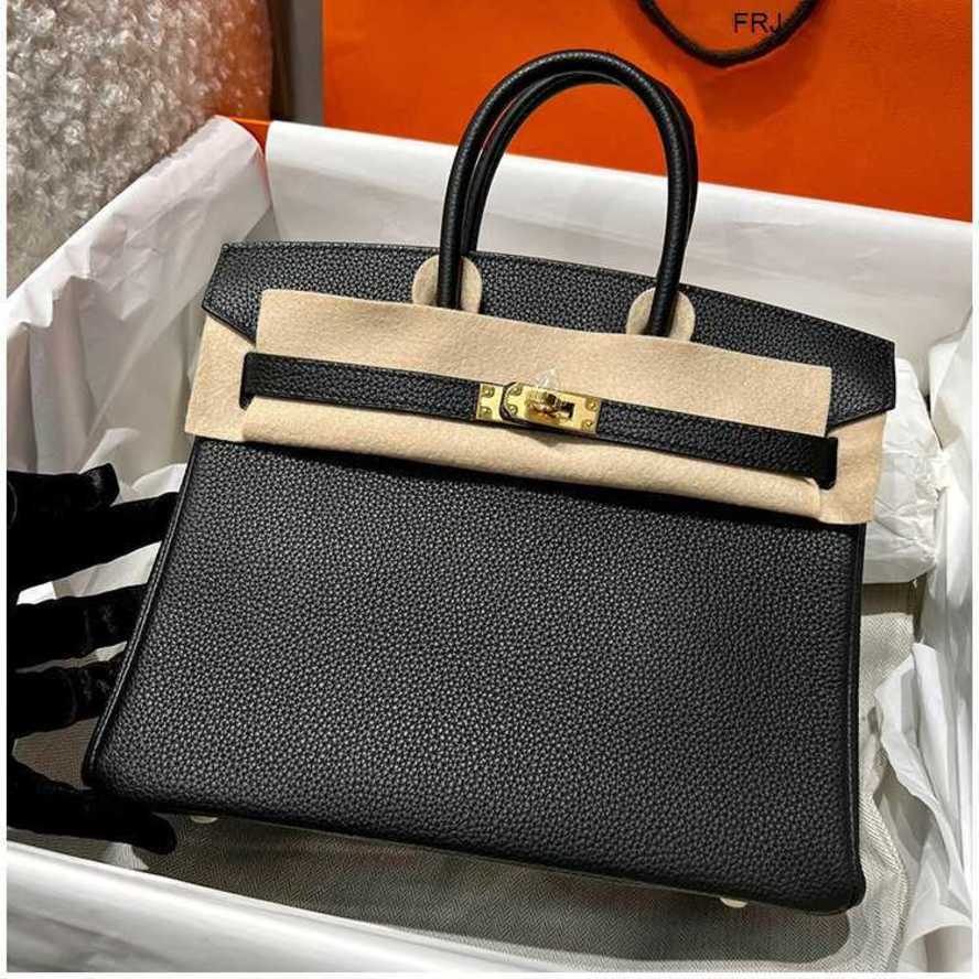 

Designer Bags Birkin Handbags Herme French Full Manual Wax Thread Sewing Original Togo Calfskin Highend Hand High Capacity Womens Trend Have Logo frj, Color blocking contact customer