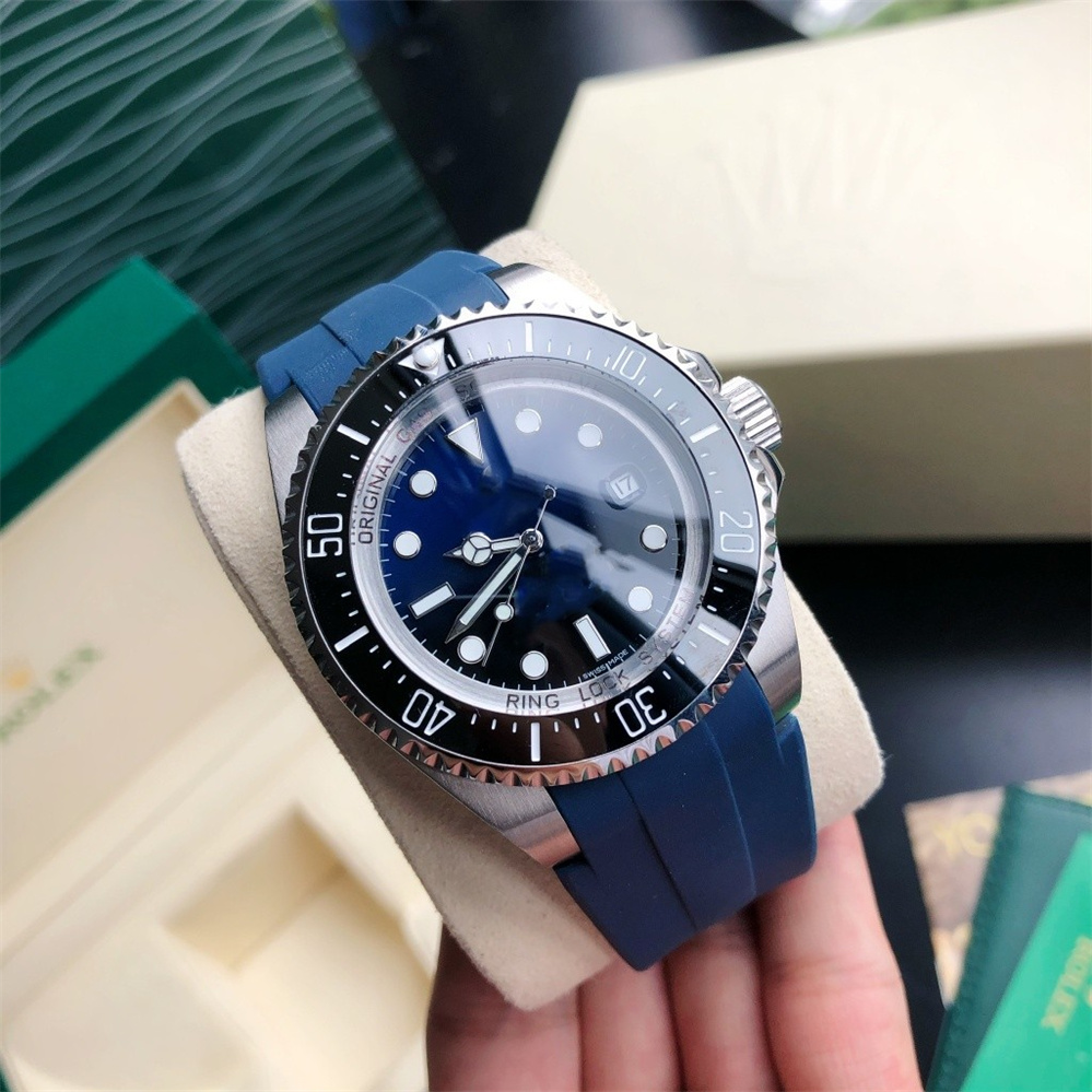

Luxury designer men's watch automatic mechanical ceramic 44MM dial 904L stainless steel fashion classic style luminous sapphire watch ghost king gradual series, Original box + watch 3