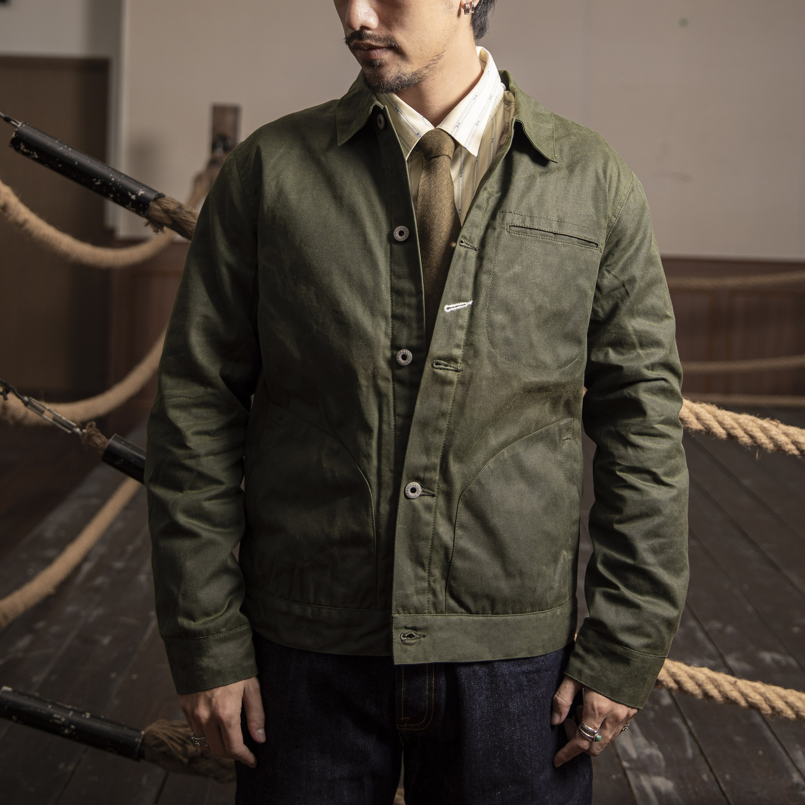 

Men s Jackets RGT 0005 Read Description Asian Size Good Quality Cotton Canvas Wax Water Proof Thick Warm Jacket 230217, Green