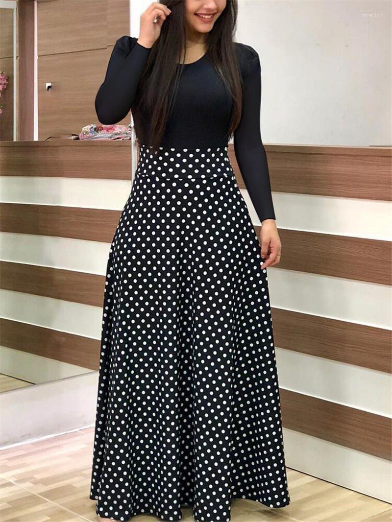 

Party Dresses 2023 Casual Maxi Dress Bohemian Print 4XL 5XL Boho Summer Robe Women Elegant Long Beach Clothes Vestidos