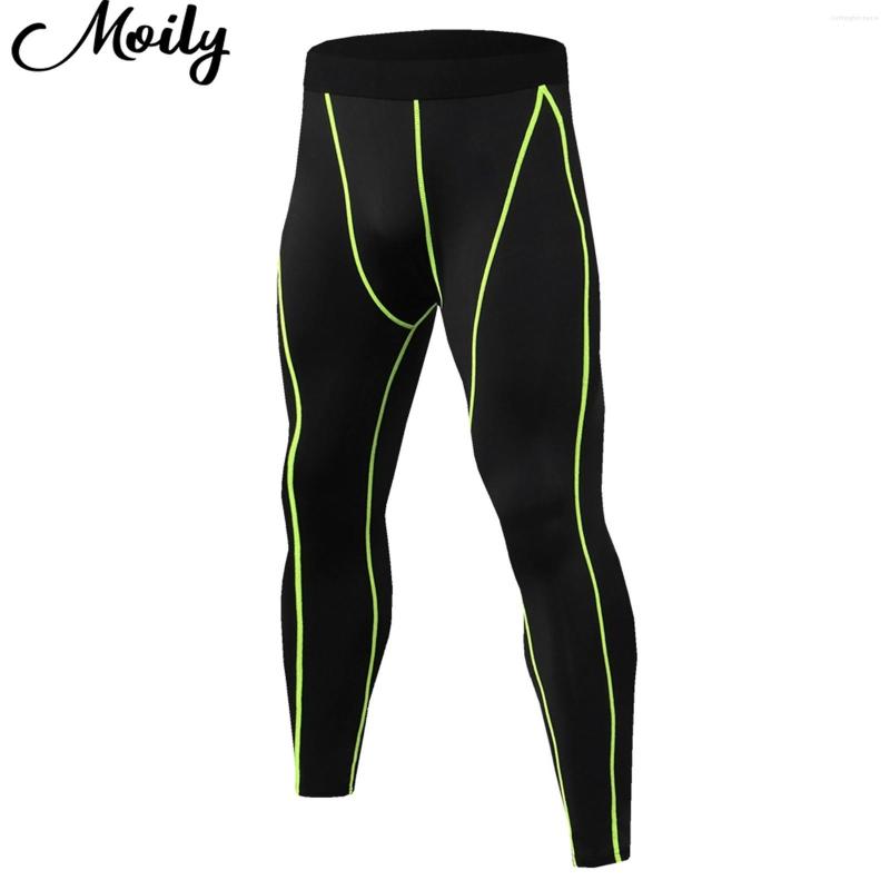 

Men' Pants Men Sports Bottoms Breathable Skinny Running Leggings Sport Training Quickly Dry Stretchy Skin-tight Jogging Workout, Green