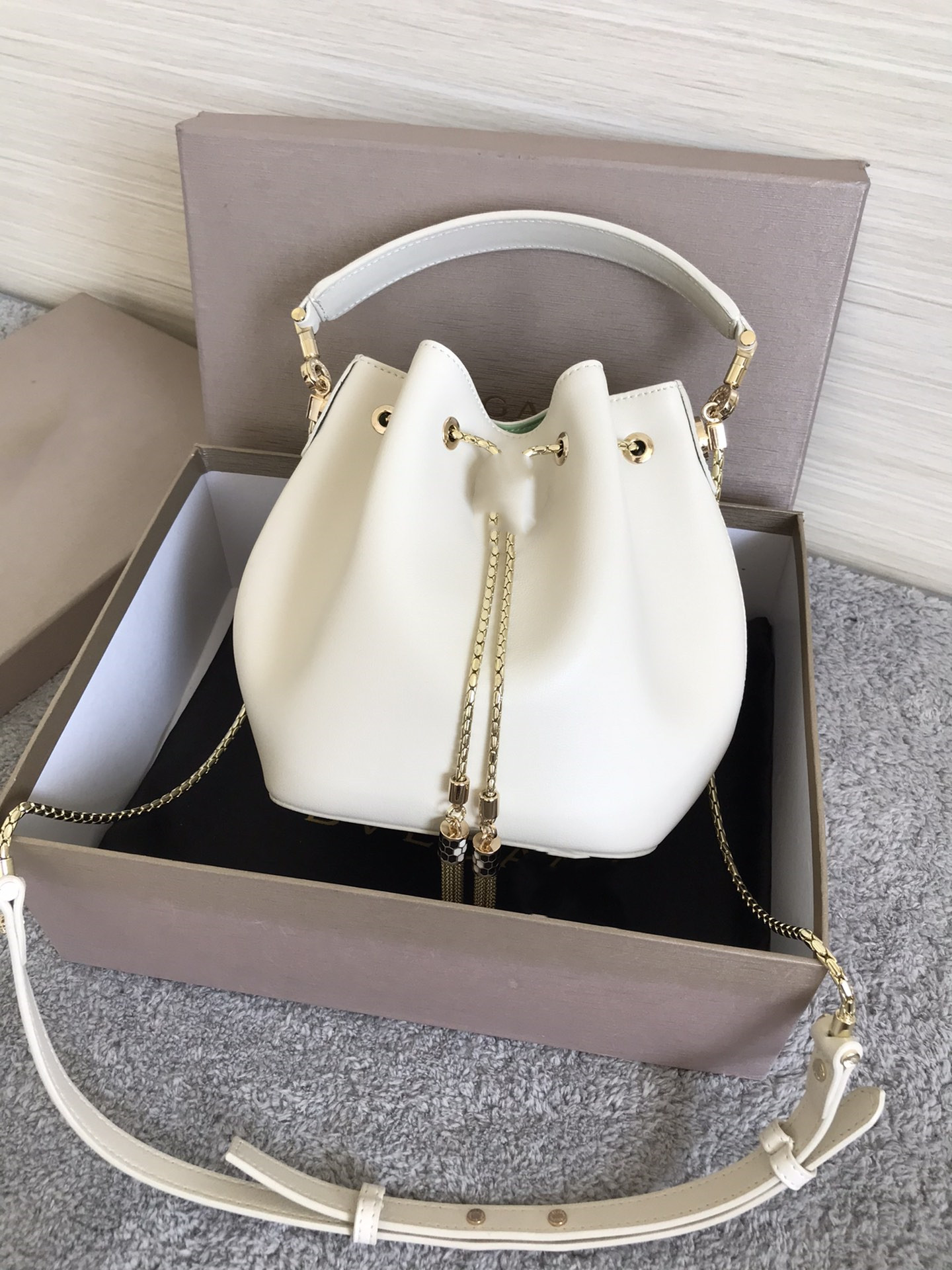 

bag Designer bucket Totes Luxury Ladies Leather Shoulder Bags Handbags Lady purse Large Fashion Snakehead chain bag 23SS, #7