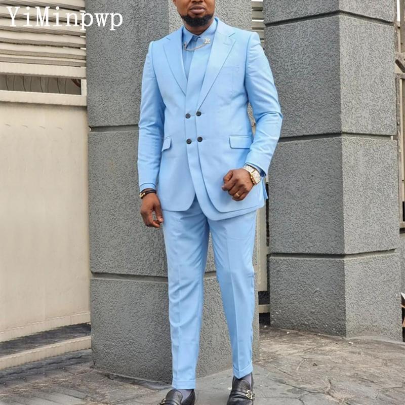 

Men's Suits Design For Men 2023 Blazer Sets Dress Light Blue Wedding Tuxedos Costume Homme 2 Pieces Coat Pant, Khaki