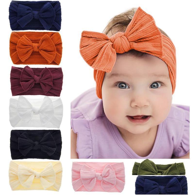 

Hair Accessories Baby Girl Nylon High Elasticity Headband Infant Bows Newborn Headwear Headwrap Gift Toddlers Ribbon Drop Delivery Pr Dhq6I
