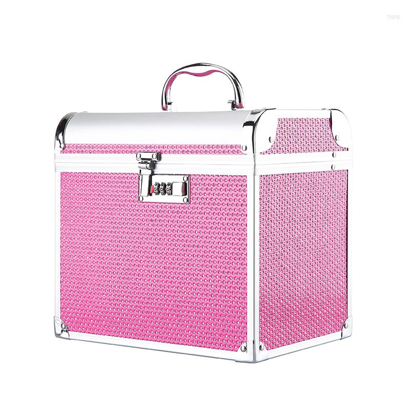 

Cosmetic Bags 2023 Fashion Professional Makeup Bag Women Case Female Korean Make Up Organizers Box Jewelry Storage Organizer, Pink small 23x18x18