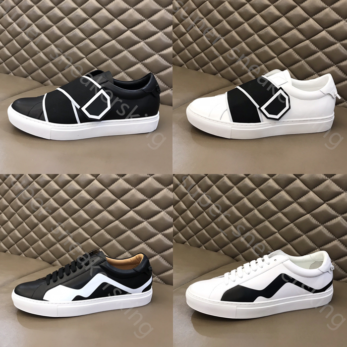 

Men Casual Shoes Designer Shoes Classic White black Sneaker Elastic band Sneakers Mens Chaussures Trainers Size 38-45