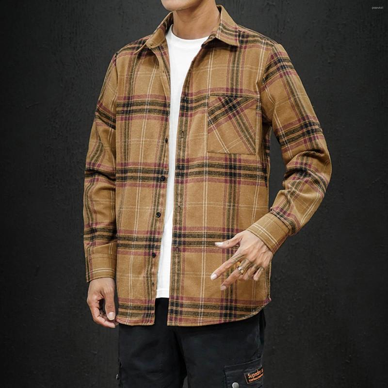 

Men's T Shirts Men Fashion Casual Fashionable Square Printing Lightweight Breathable Long Sleeve Lapel Shirt Colla, Black