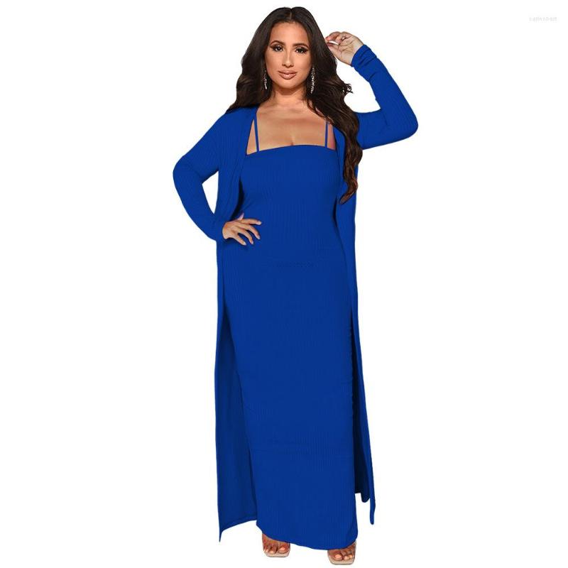 

Work Dresses Sexy Elegant Dress Set For Lady Camis Bodycon Cardigan Outwear Suit Female 2PCS Outfits Girls Women Two Piece Sets