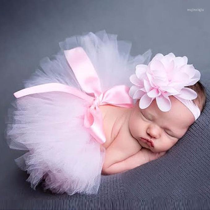 

Girl Dresses Princess Born Tutu And Vintage Flower Headband Baby Pography Prop Sets For Girls Po Props Outfits