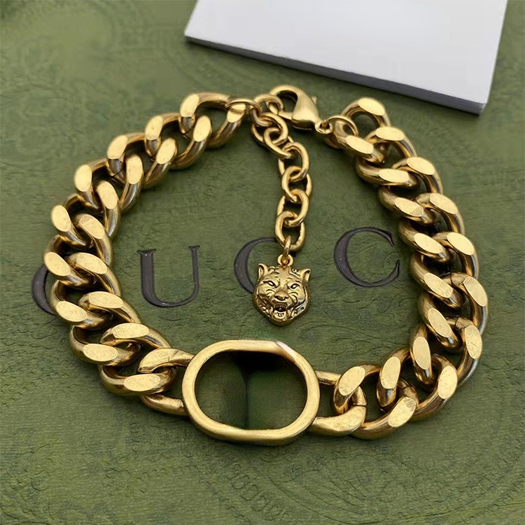 

Designer Charm Chain Retro Fashion Luxury Simple Versatile Copper Bracelets Gifts