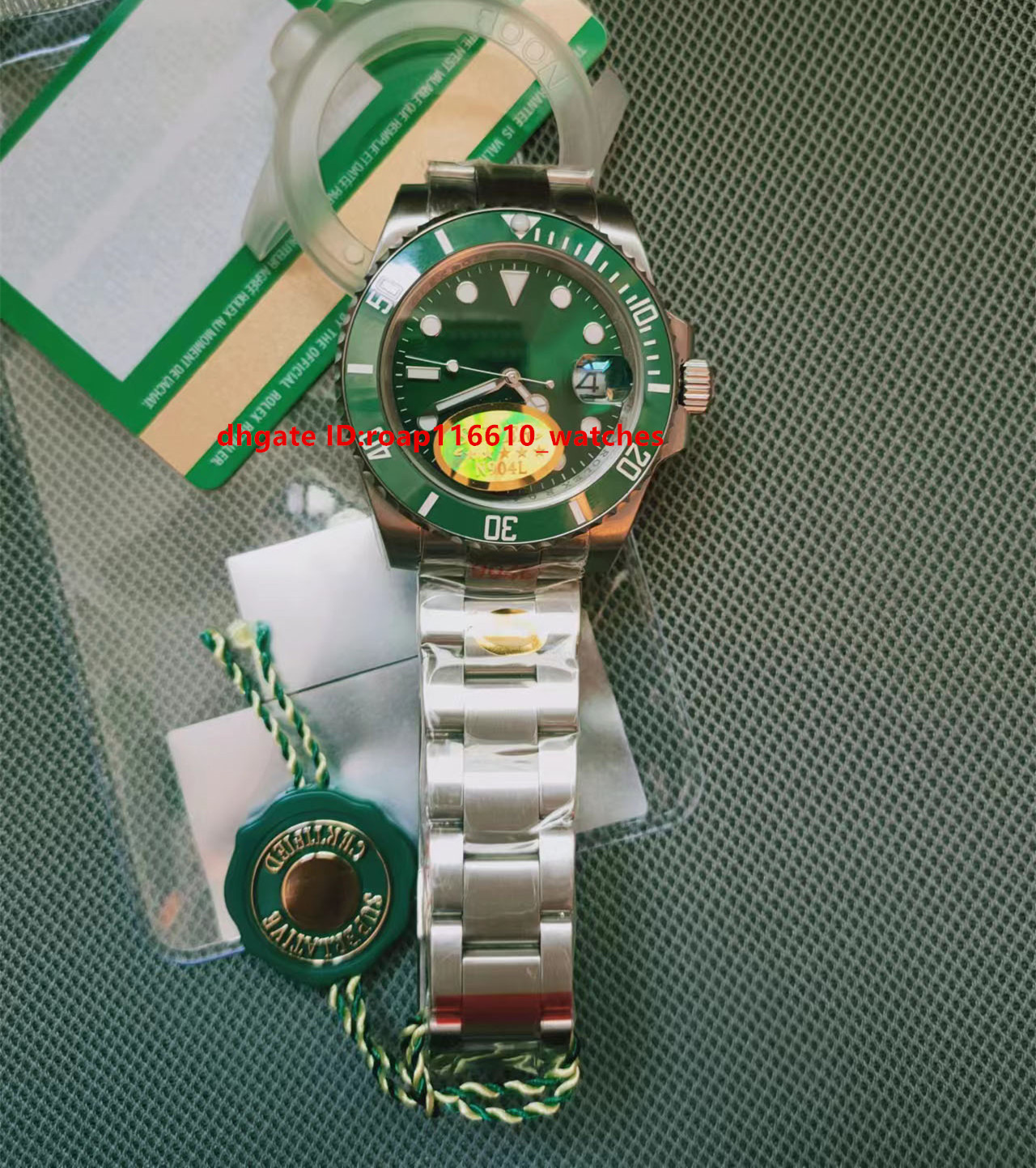 Men's watch 41mm ceramic watch ring Cal.3235 automatic mobile phone core watch 904L stainless steel 126610 luminous sapphire waterproof fash-image-842759005