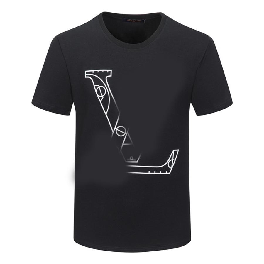 

2023 Mens Letter Print T Shirts 3D Fashion Designer Summer High Quality Top Short Sleeve Tee Men s Clothing Luxury Clothes Paris Street TeesM-3XL#97, Style no. 1