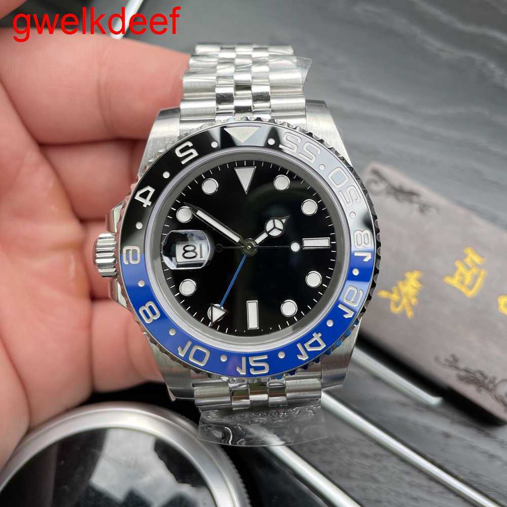 

Wristwatches Luxury Custom Bling Iced Out Watches White Gold Plated Moiss anite Diamond Watchess 5A high quality replication Mechanical IORF, As picture