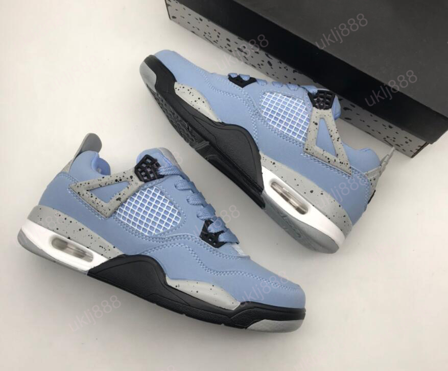 

Jumpman 4 4S Sail Basketball Shoes 4s Retro University Blue Men Women Trainers Sneakers