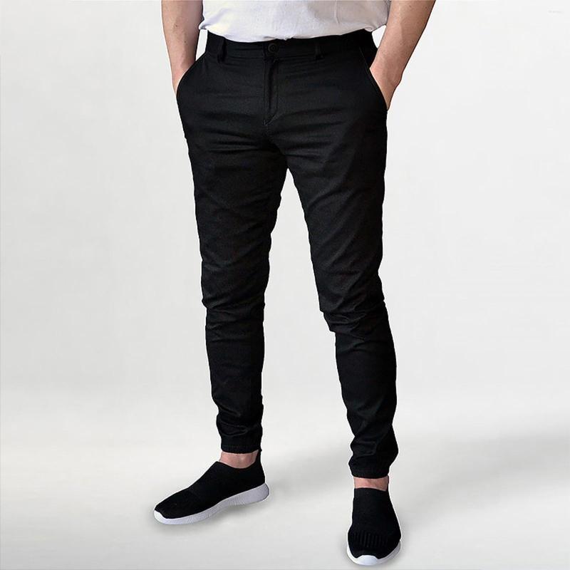 

Men' Pants Mens Casual Sports Mid Waist Solid Color Outdoor Foam, Black