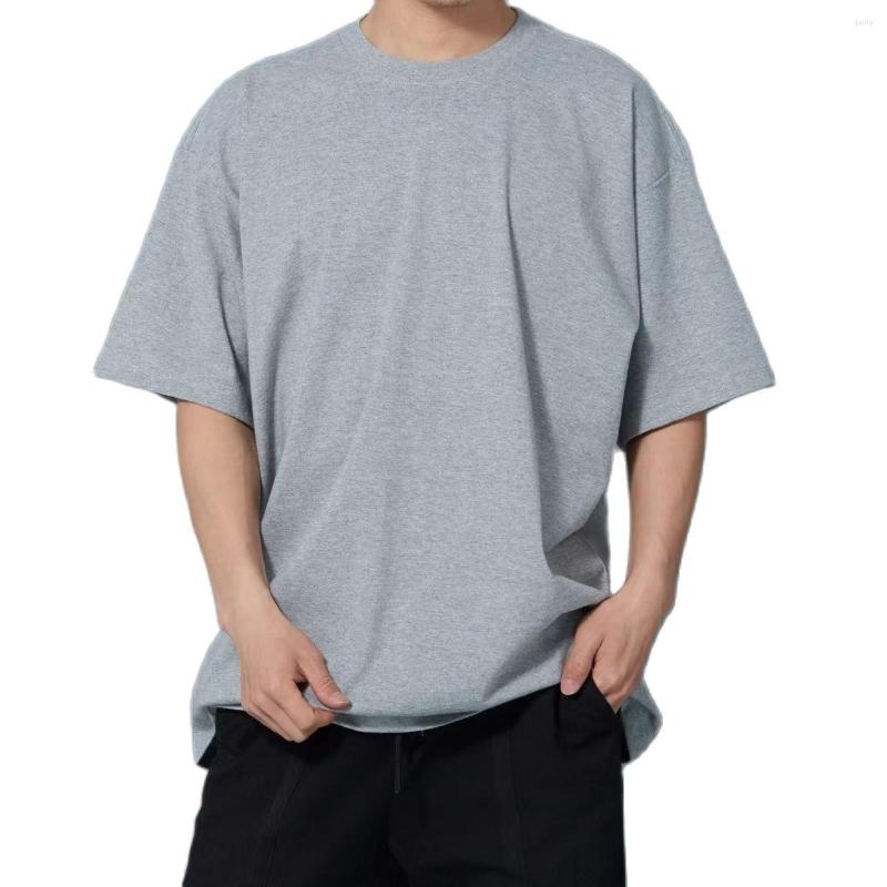 

Men's T Shirts Cotton Summer Men's T-shirt Solid Half Short Sleeve Casual Mens Streetwear Top Tees Round Neck Unisex Simple Man Clothes