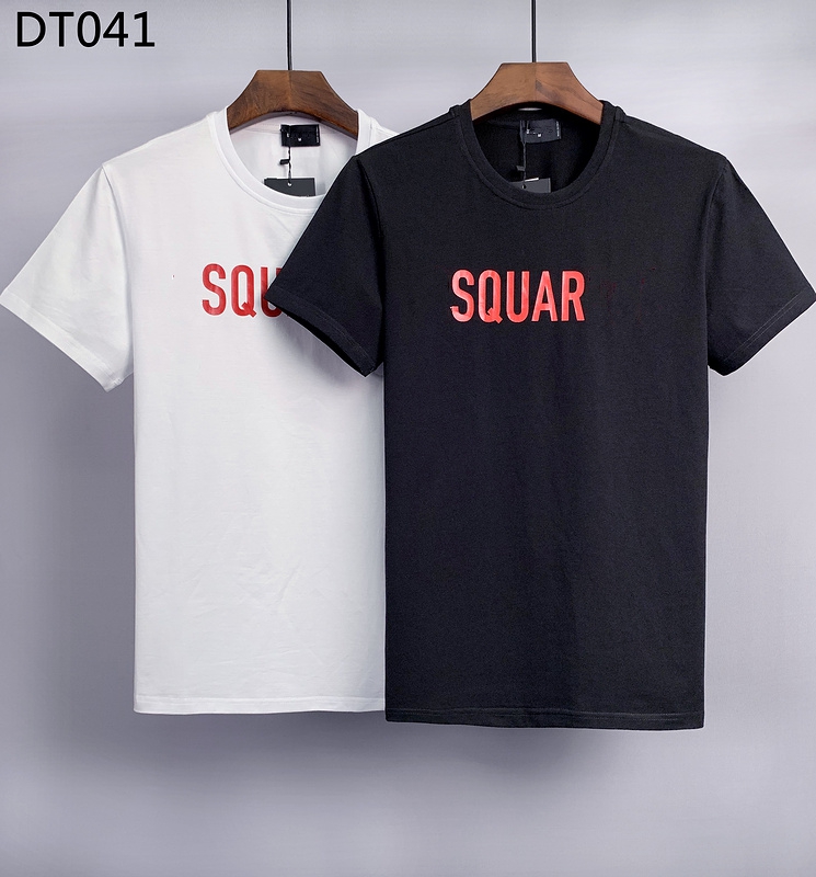 

23SS Men T-shirt Streetwear D2 DSQ ICON GG Letter Print High Quality Shorts Tops Men Women Hip Hop Dsquare T Shirt Tee ds8108, White