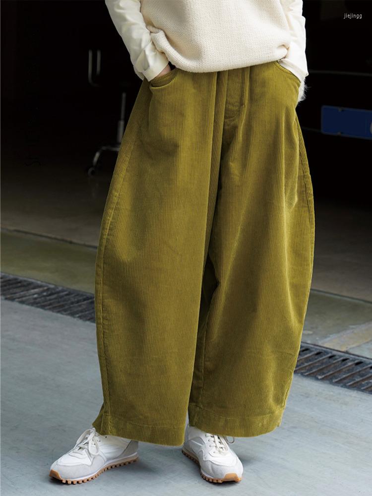 

Women' Pants SHENGPALAE 2023 Autumn And Spring Vintage High Waist Full Length Female Trousers Loose Wide Leg WZ21605M, White