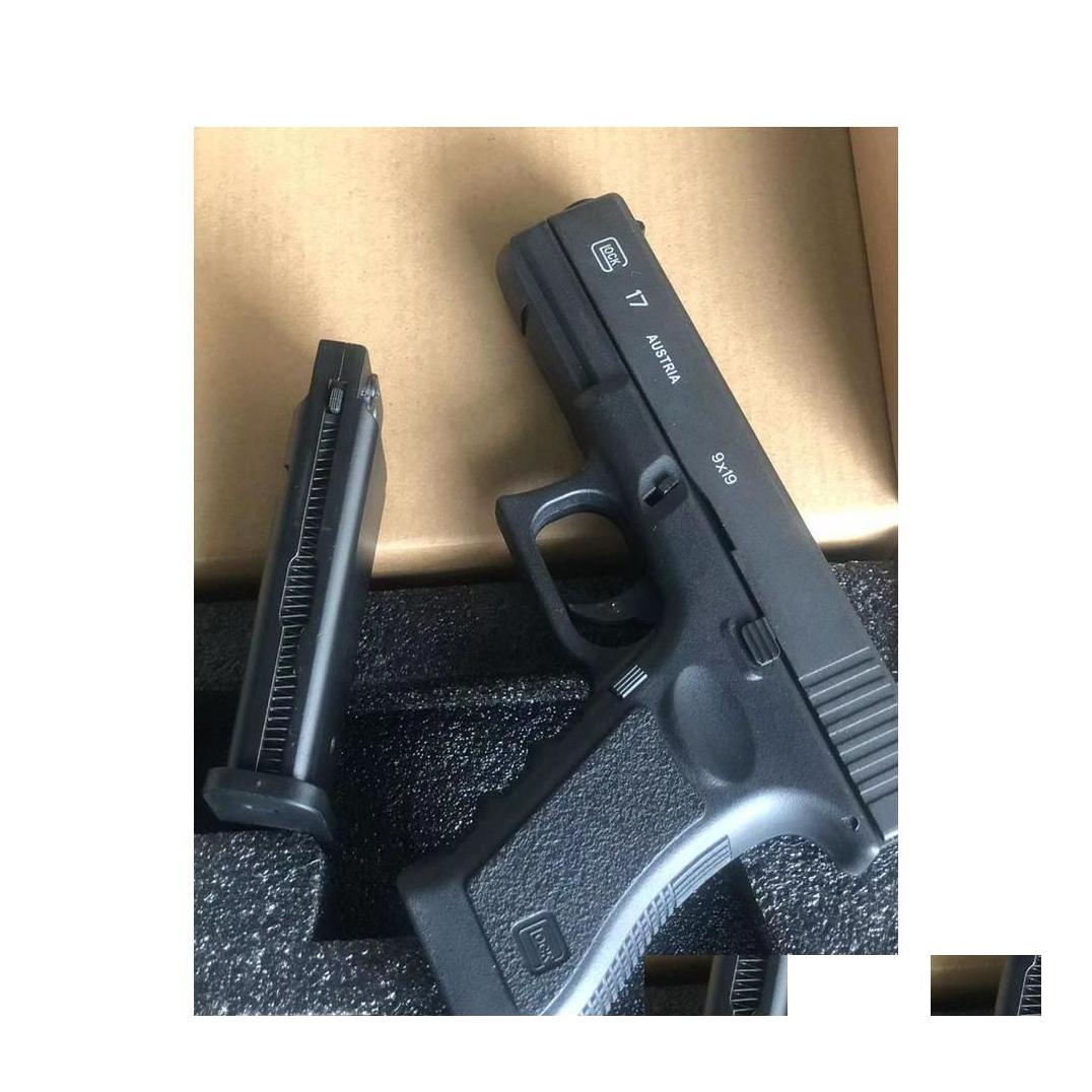 

Gun Toys G17 Soft Pistol Manual Toy Foam Dart Blaster Realistic Shooting Model Armas Pneumatic For Adts Boys Outdoor Game Drop D Del Dhvdh